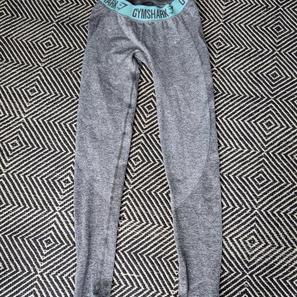 Gymshark Womens Pants Mint Green Flex Activewear Athletic Leggings Size M - Picture 4 of 4
